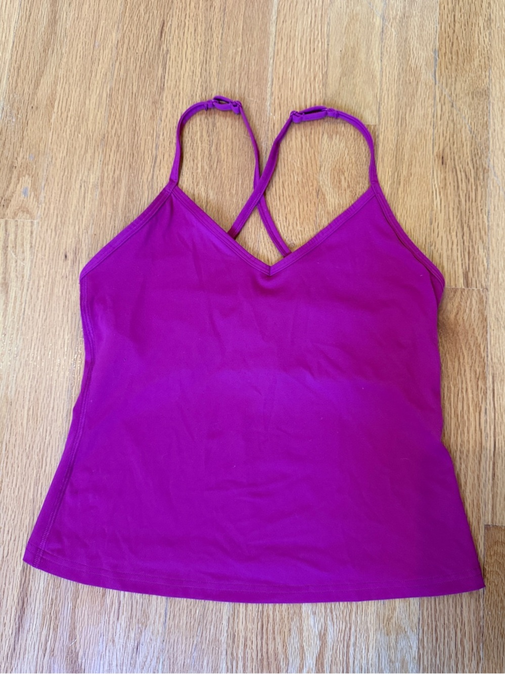 Women’s Old Navy Magenta V-Neck Exercise Tank Top